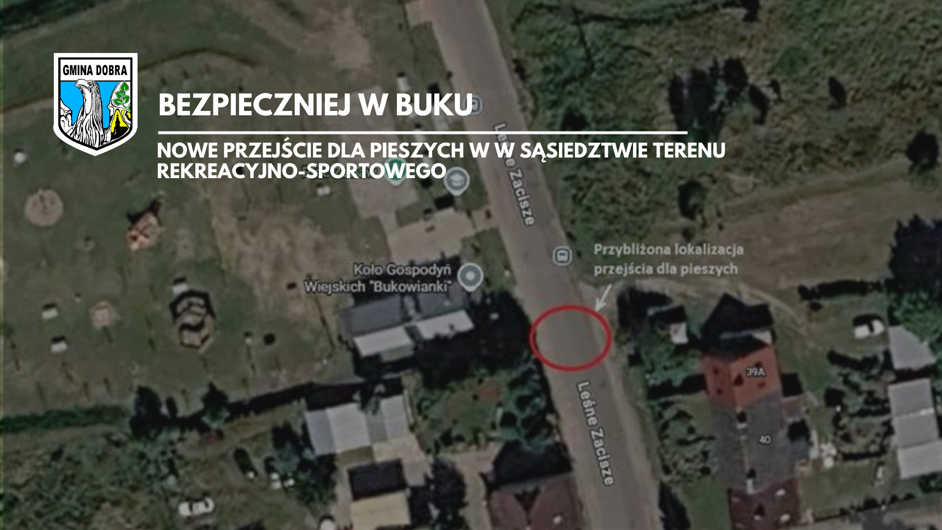 Bezpieczniej w Buku. Gmina Dobra zrealizuje nową inwestycję drogową
