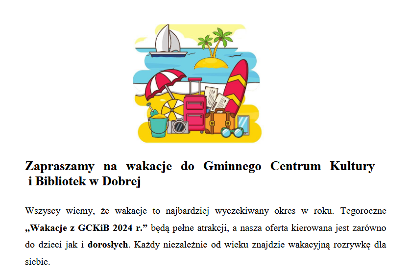 Zaproszenie na wydarzenia