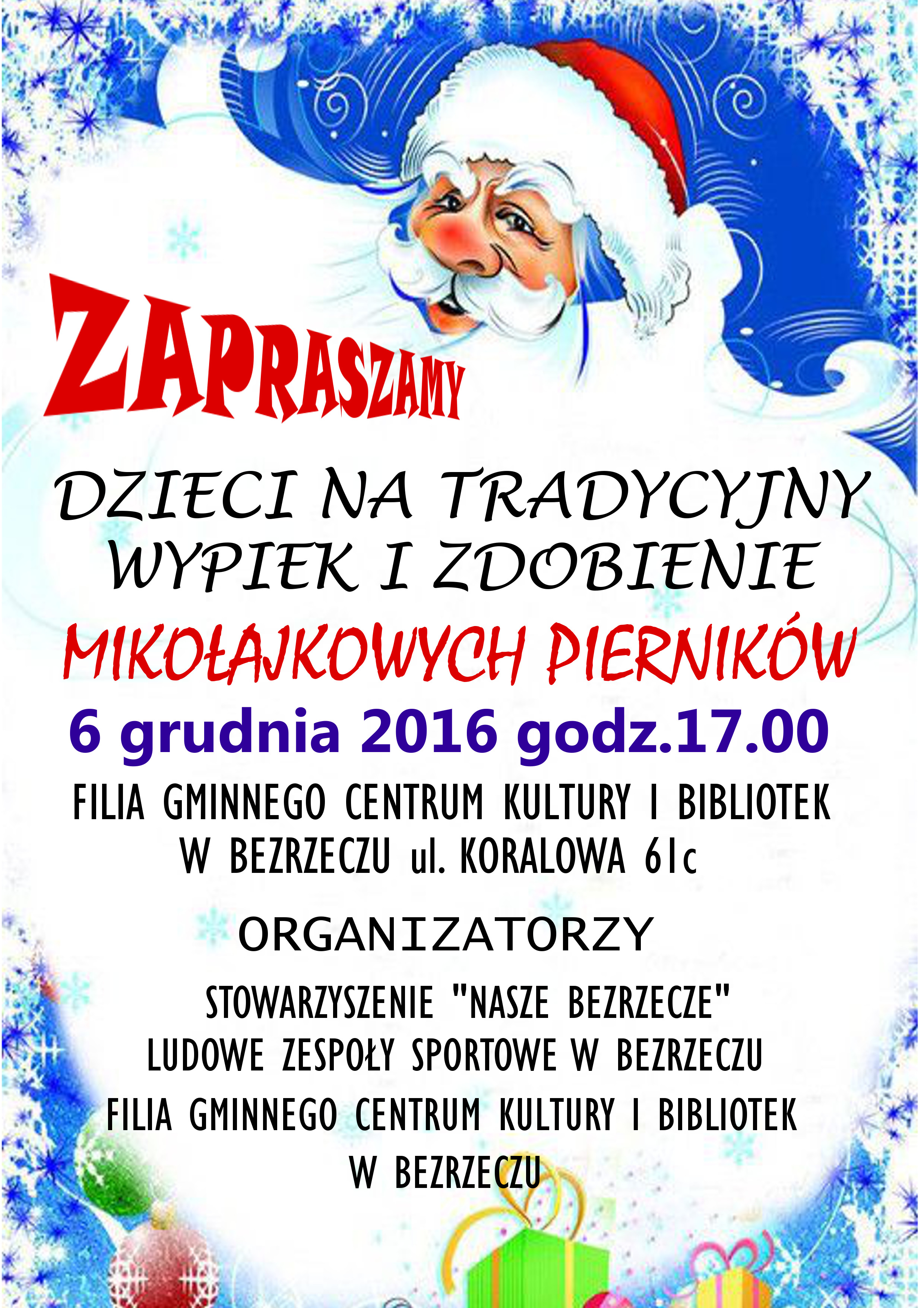 Mikołajkowe Pierniki w Bezrzeczu