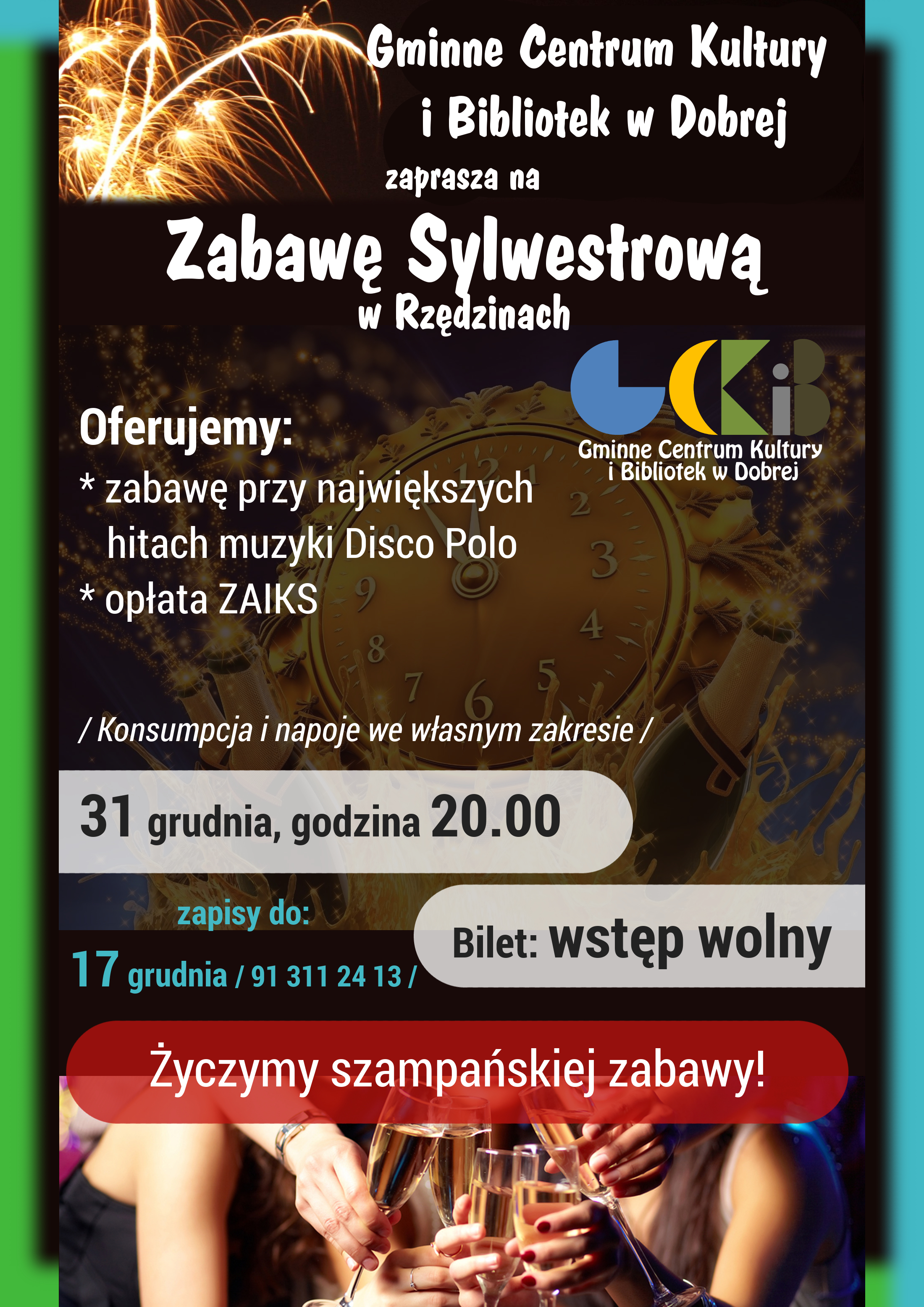 Zabawa Sylwestrowa w Rzędzinach 