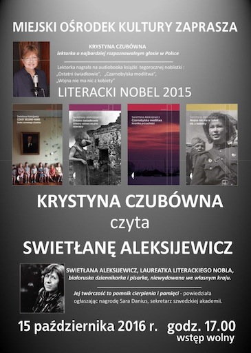 Krystyna Czubówna w Miejskim Ośrodku Kultury w Policach