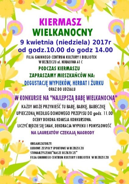 Kiermasz Wielkanocny w Bezrzeczu