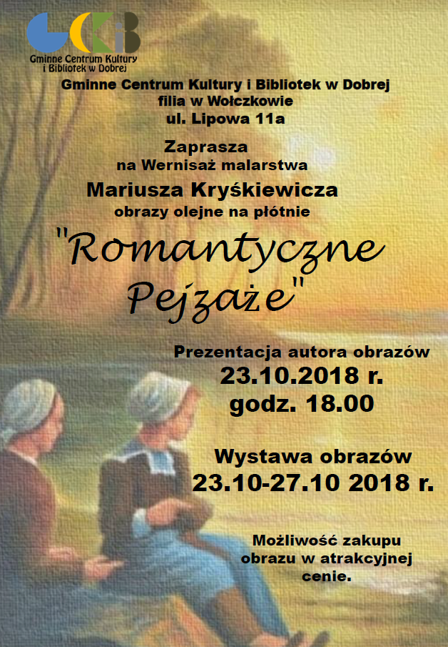 Wernisaż malarstwa Mariusza Kryśkiewicza