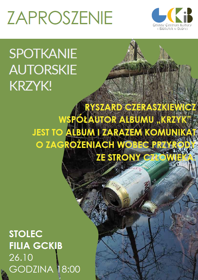 Spotkanie autorskie z Ryszardem Czeraszkiewiczem, współautorem albumu "Krzyk"