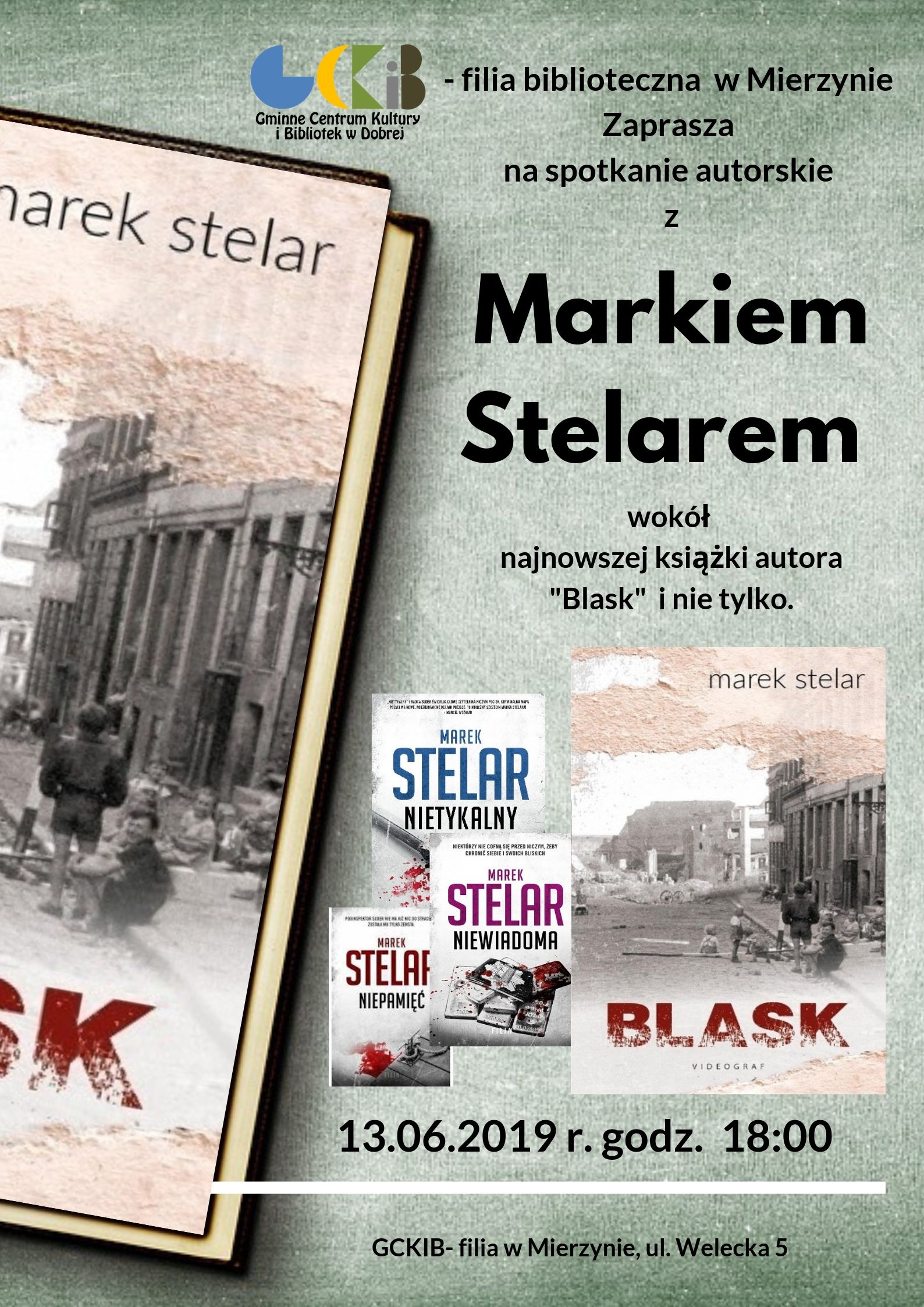 Spotkanie autorskie z Markiem Stelarem