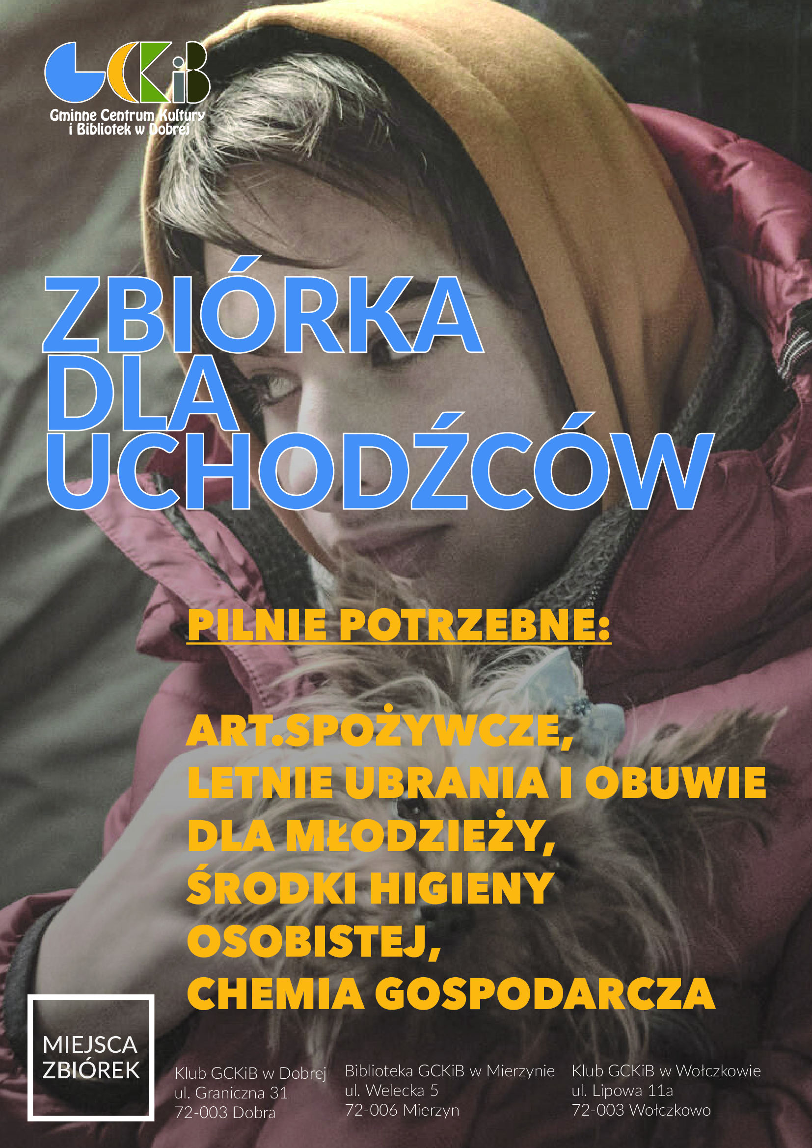 Zbiórka dla uchodźców