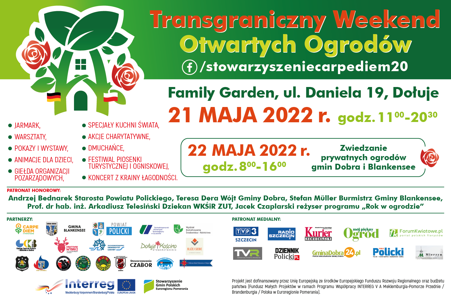 Transgraniczny Weekend Otwartych Ogrodów - program