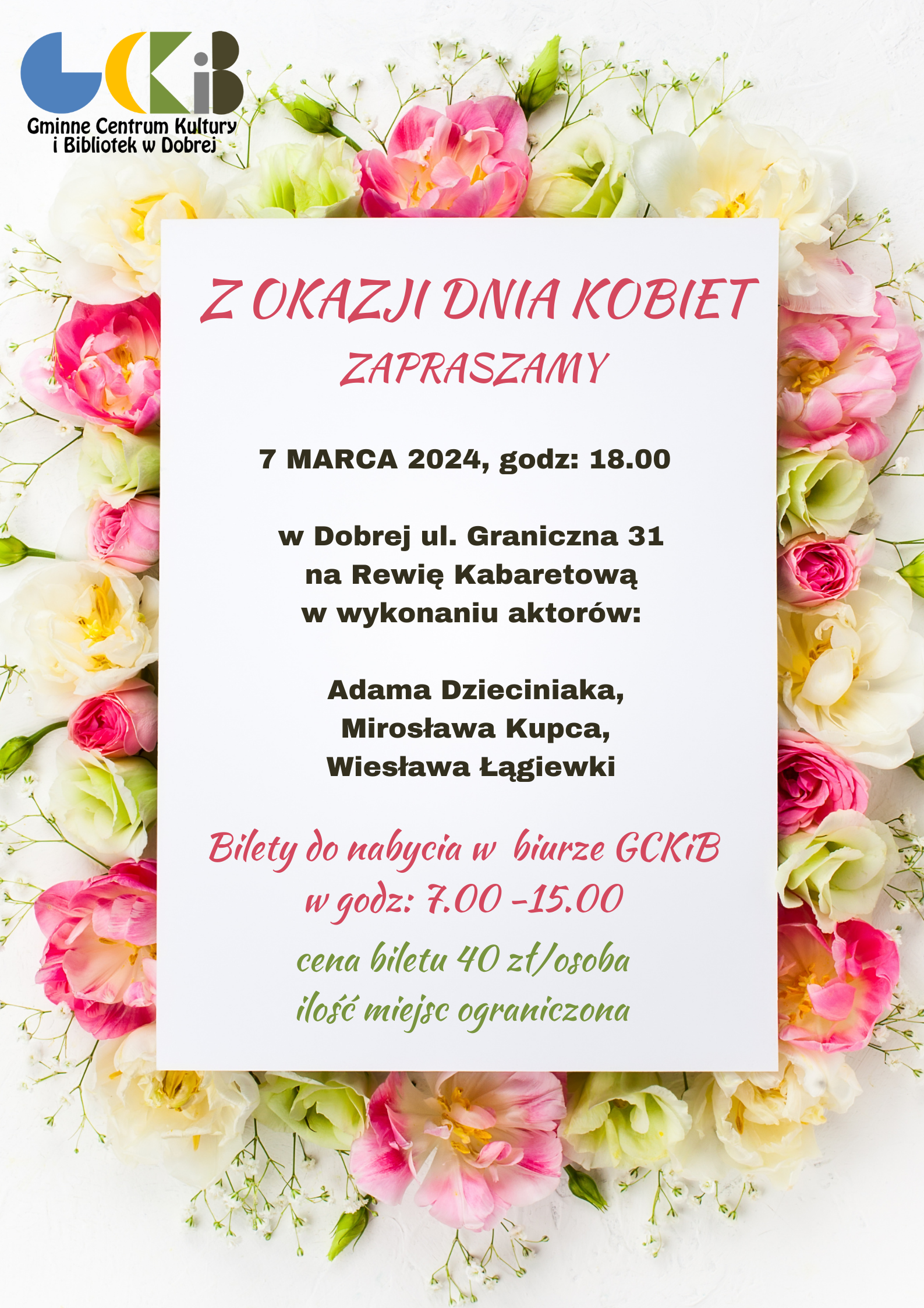 Występ Rewii Kabaretowej w Dobrej