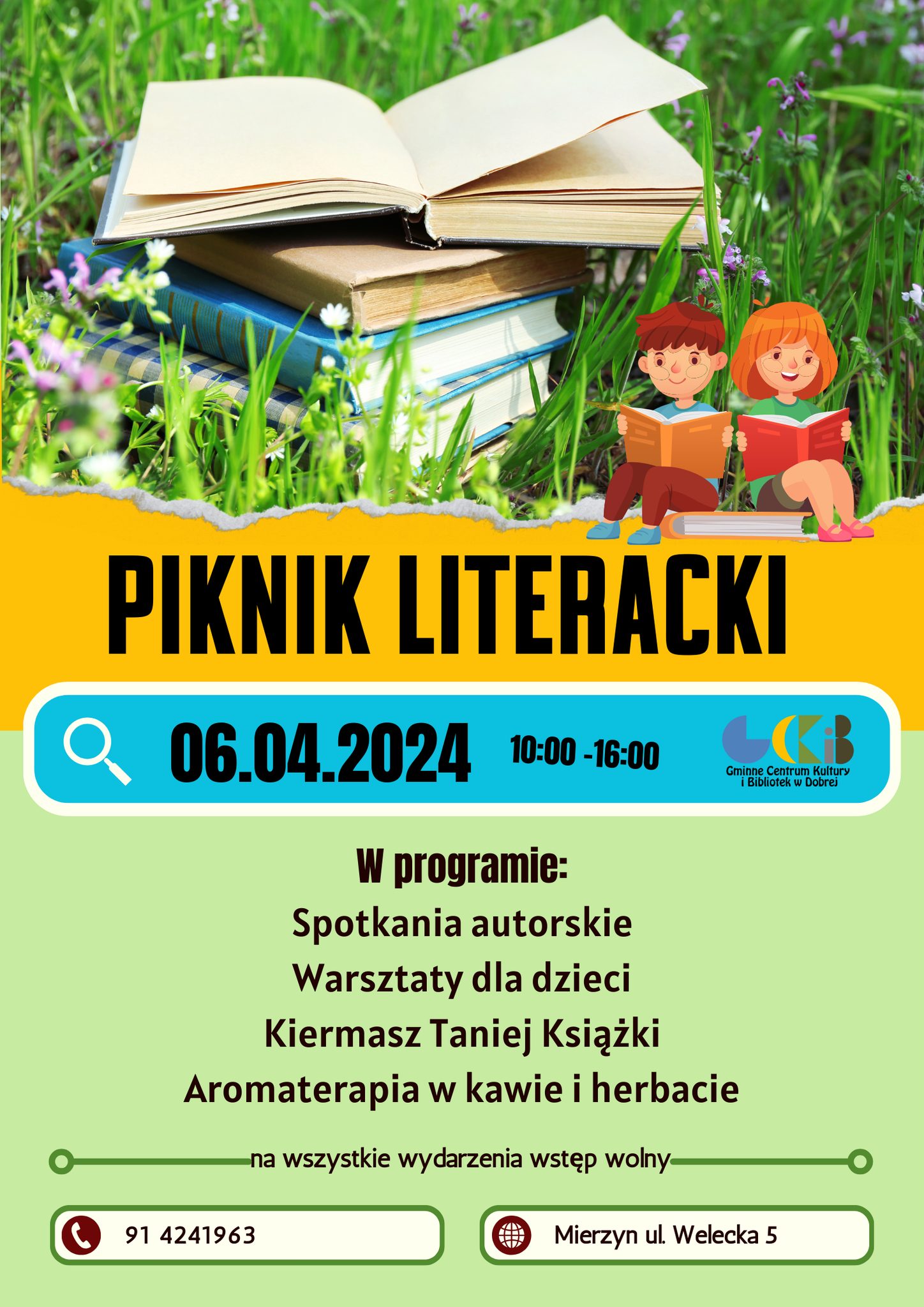 Piknik literacki w Mierzynie